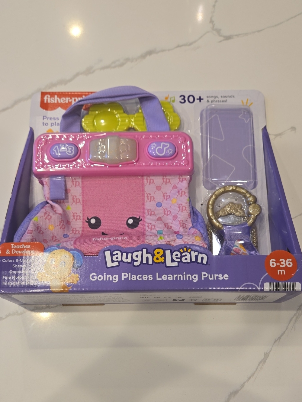 NEW Fisher-Price Laugh & Learn Going Places Learning Purse *missing Toy Phone*